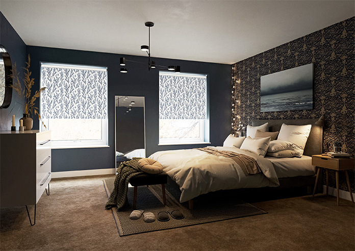 Willow Field, Blue - Twist&Fit Roller Blind - Image 7
